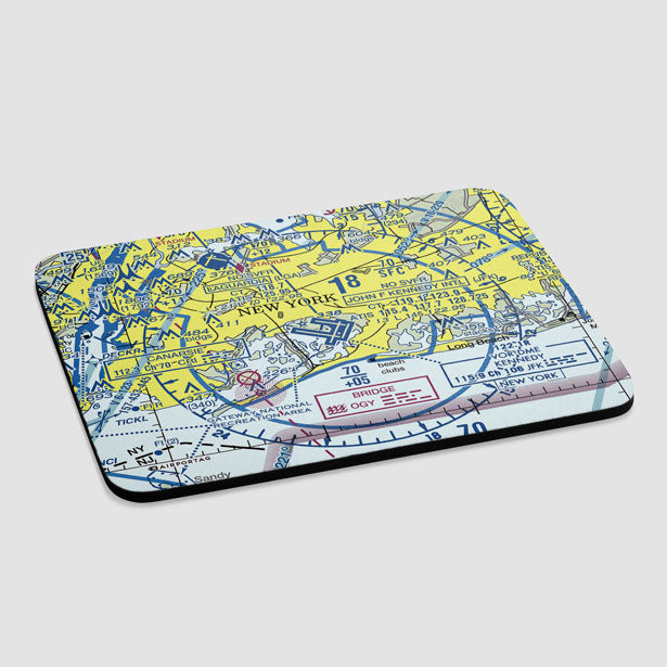 JFK Sectional - Mousepad - Airportag