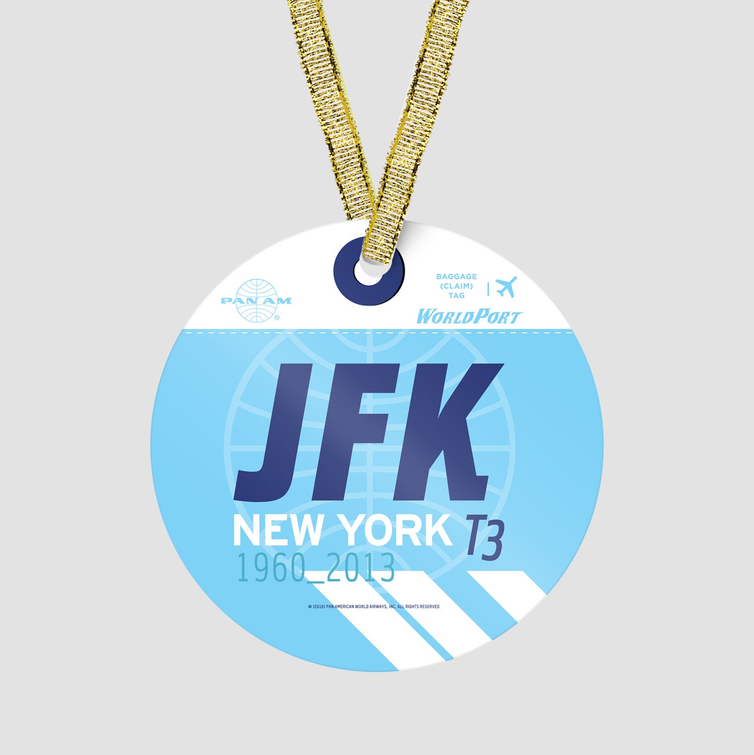 JFK World Port - Pan Am - Ornament - Airportag