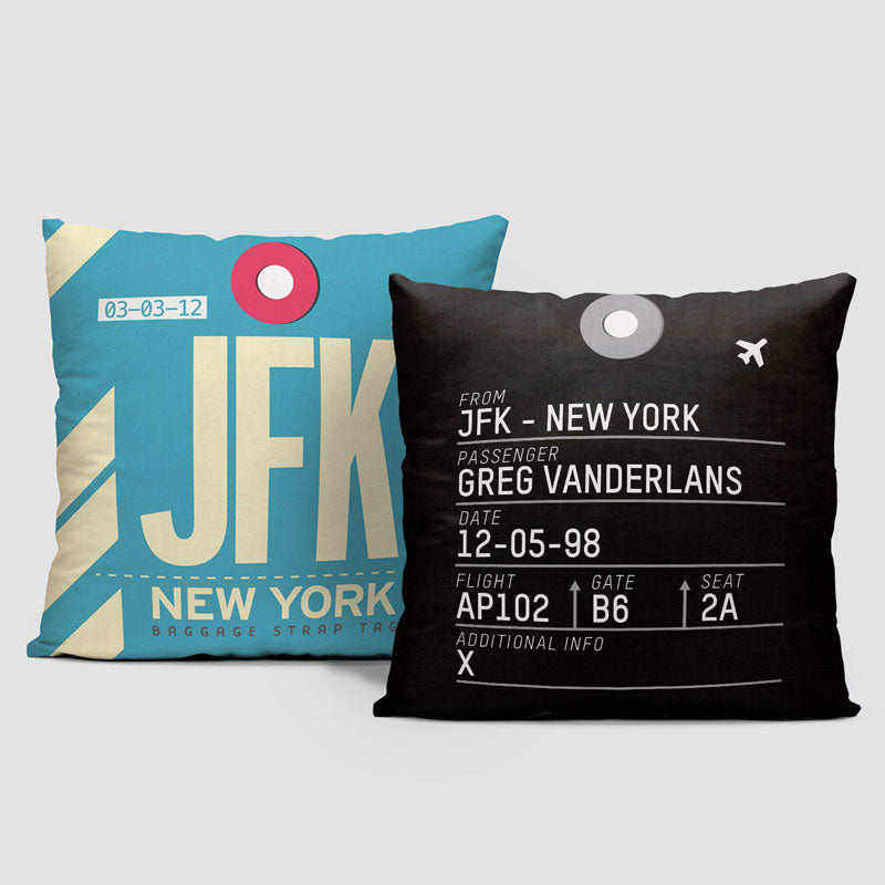 JFK - Throw Pillow