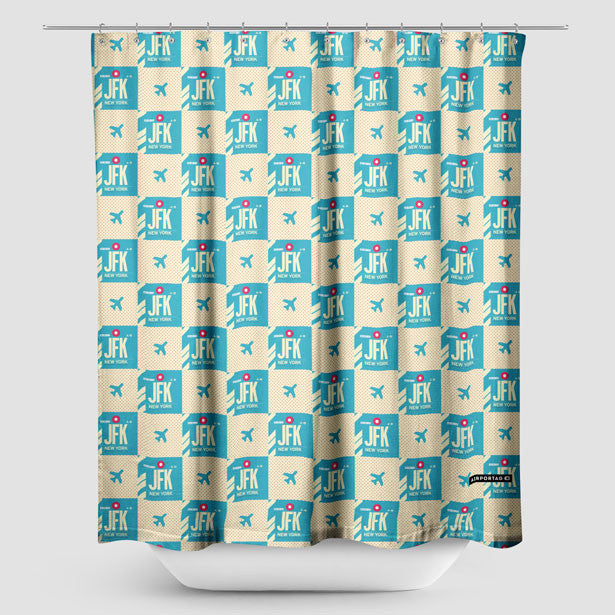 JFK - Shower Curtain - Airportag