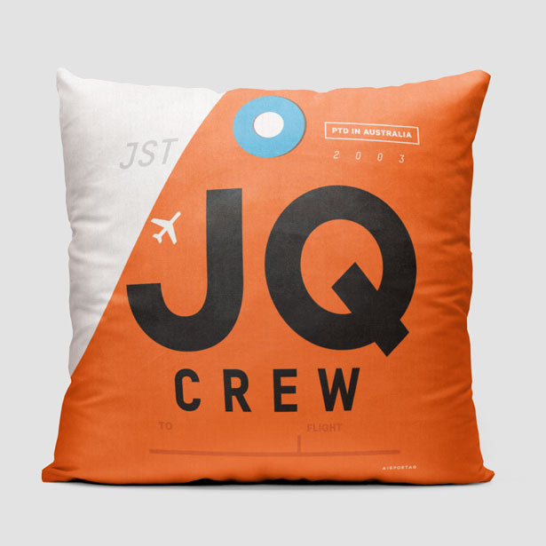JQ - Throw Pillow - Airportag