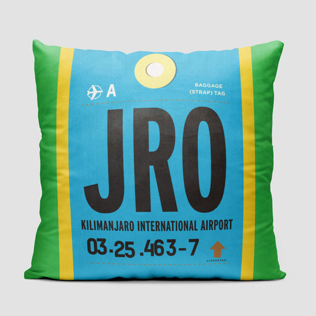 JRO - Throw Pillow - Airportag