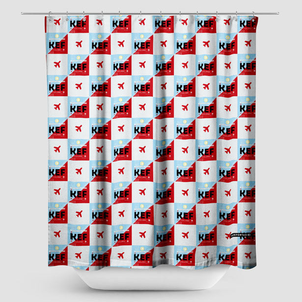 KEF - Shower Curtain - Airportag