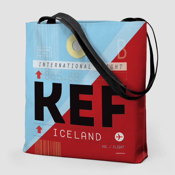 KEF - Tote Bag - Airportag