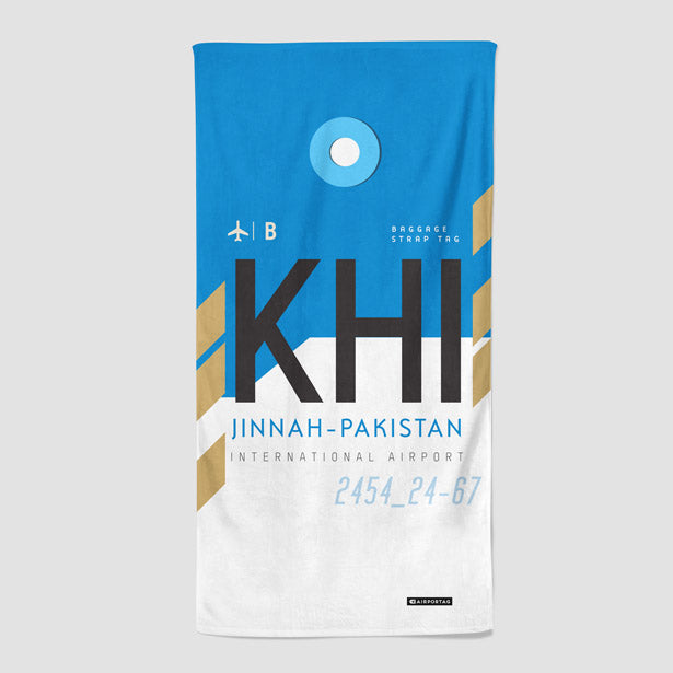 KHI - Beach Towel - Airportag