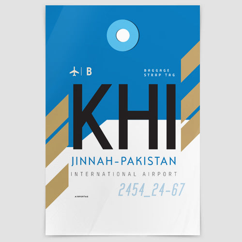 KHI - Poster - Airportag