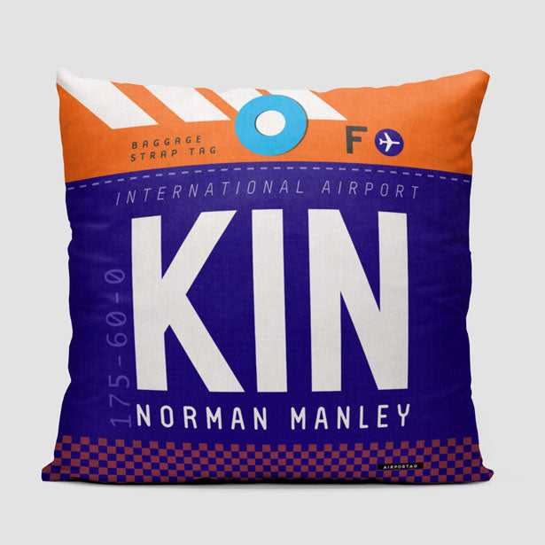 KIN - Throw Pillow - Airportag
