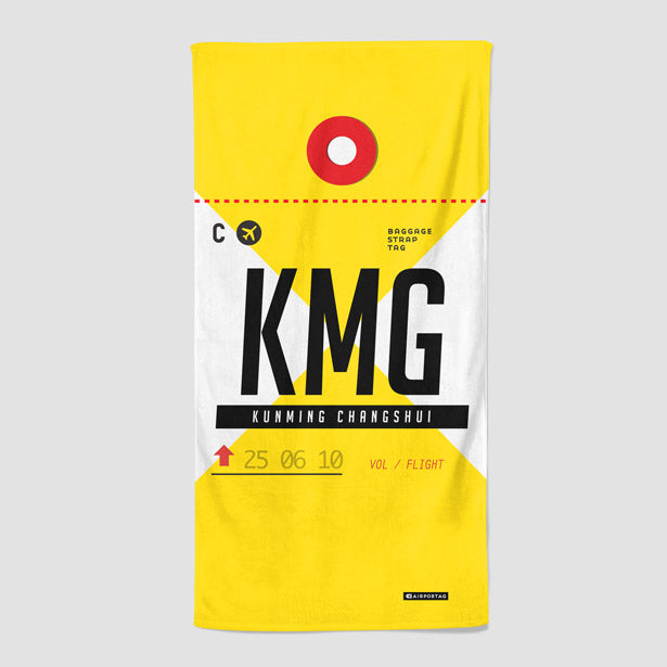 KMG - Beach Towel - Airportag