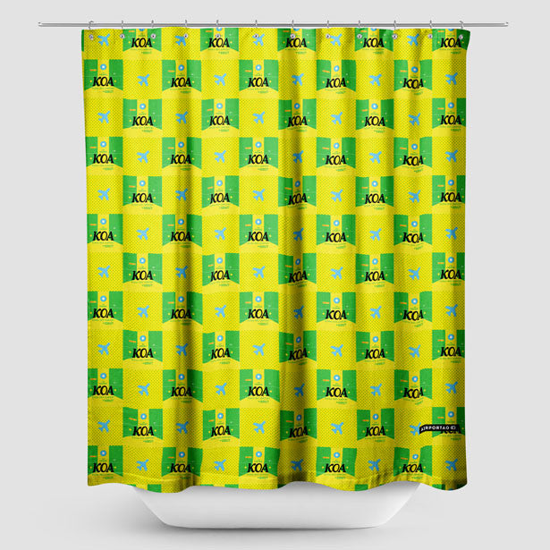 KOA - Shower Curtain - Airportag