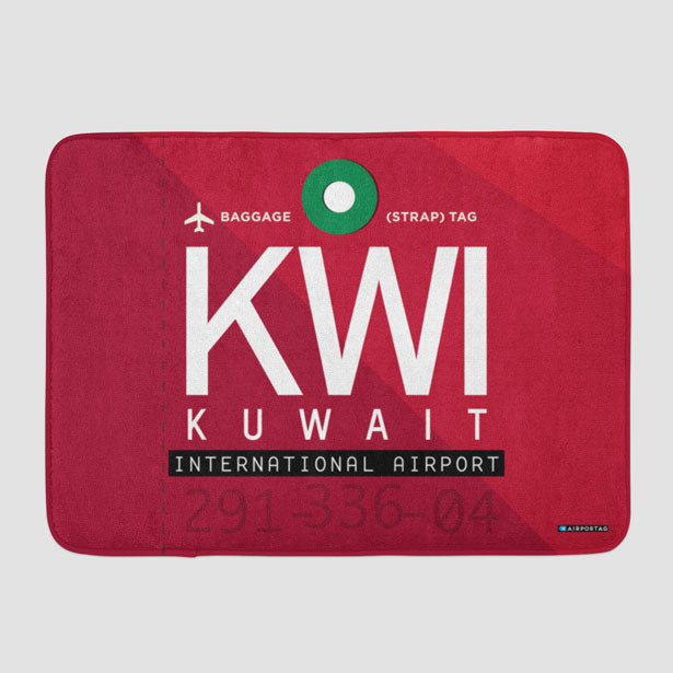 KWI - Bath Mat - Airportag