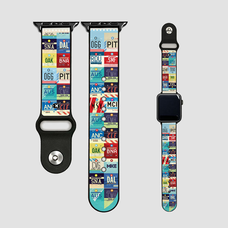 L Airports USA - Bracelet Apple Watch