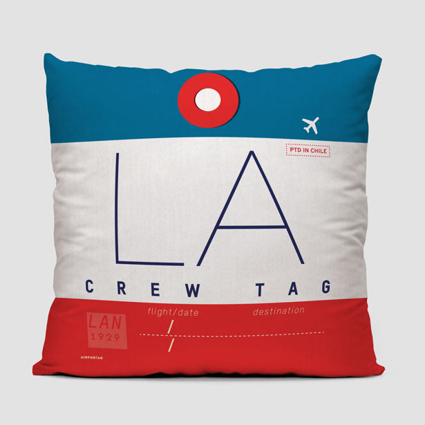 LA - Throw Pillow - Airportag