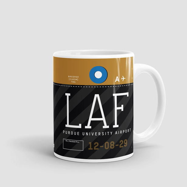 Coffee Mug - LAF - Purdue University Airport -Indiana, US