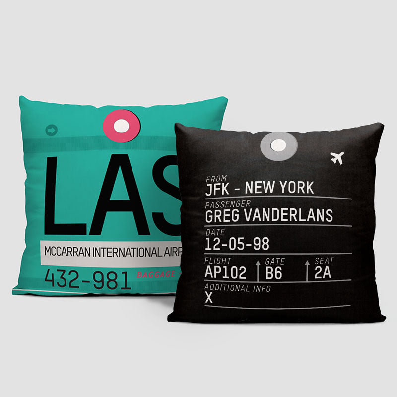 LAS - Throw Pillow