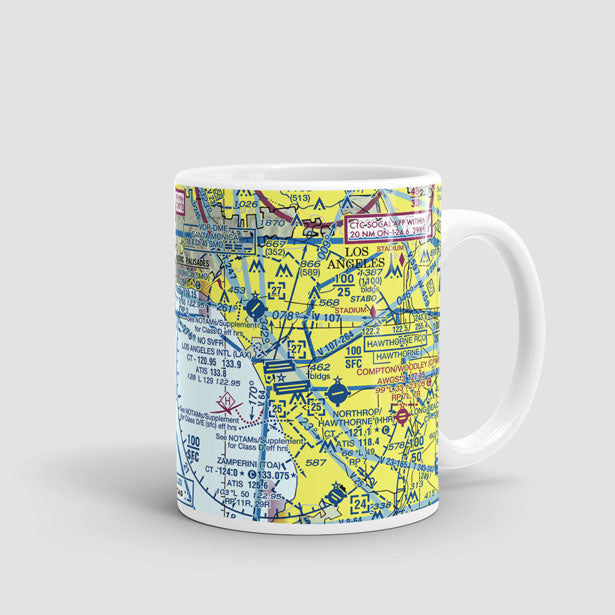 LAX Sectional - Mug - Airportag