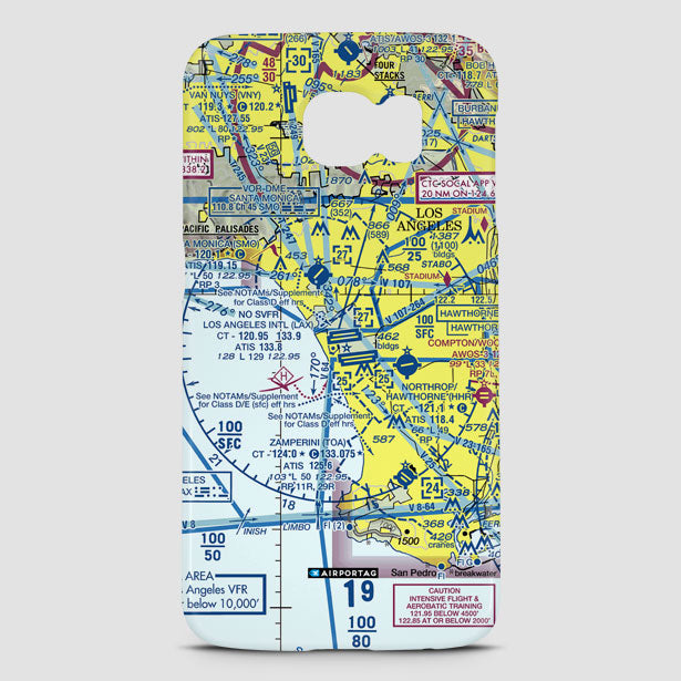 LAX Sectional - Phone Case - Airportag