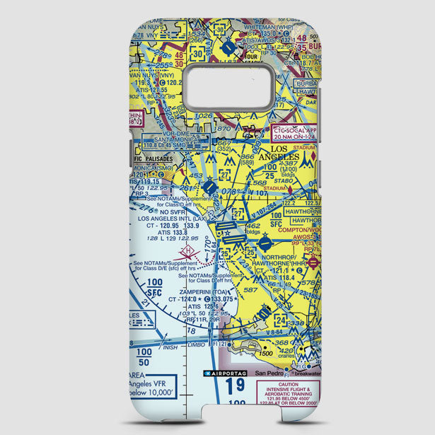 LAX Sectional - Phone Case - Airportag