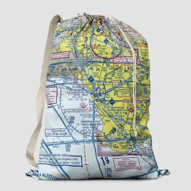 LAX Sectional - Laundry Bag - Airportag