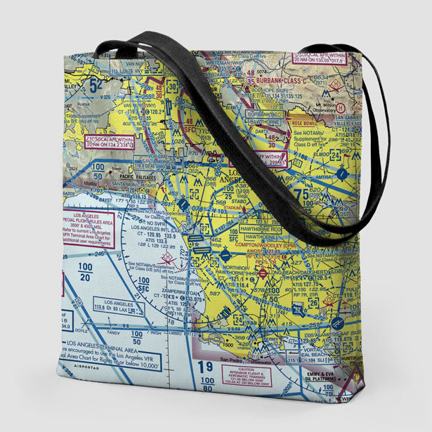 LAX Sectional - Tote Bag - Airportag