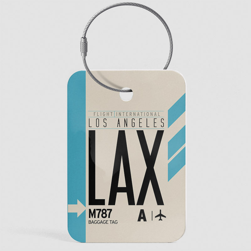 Airport Code Luggage Tag IATA code LAX baggage tag