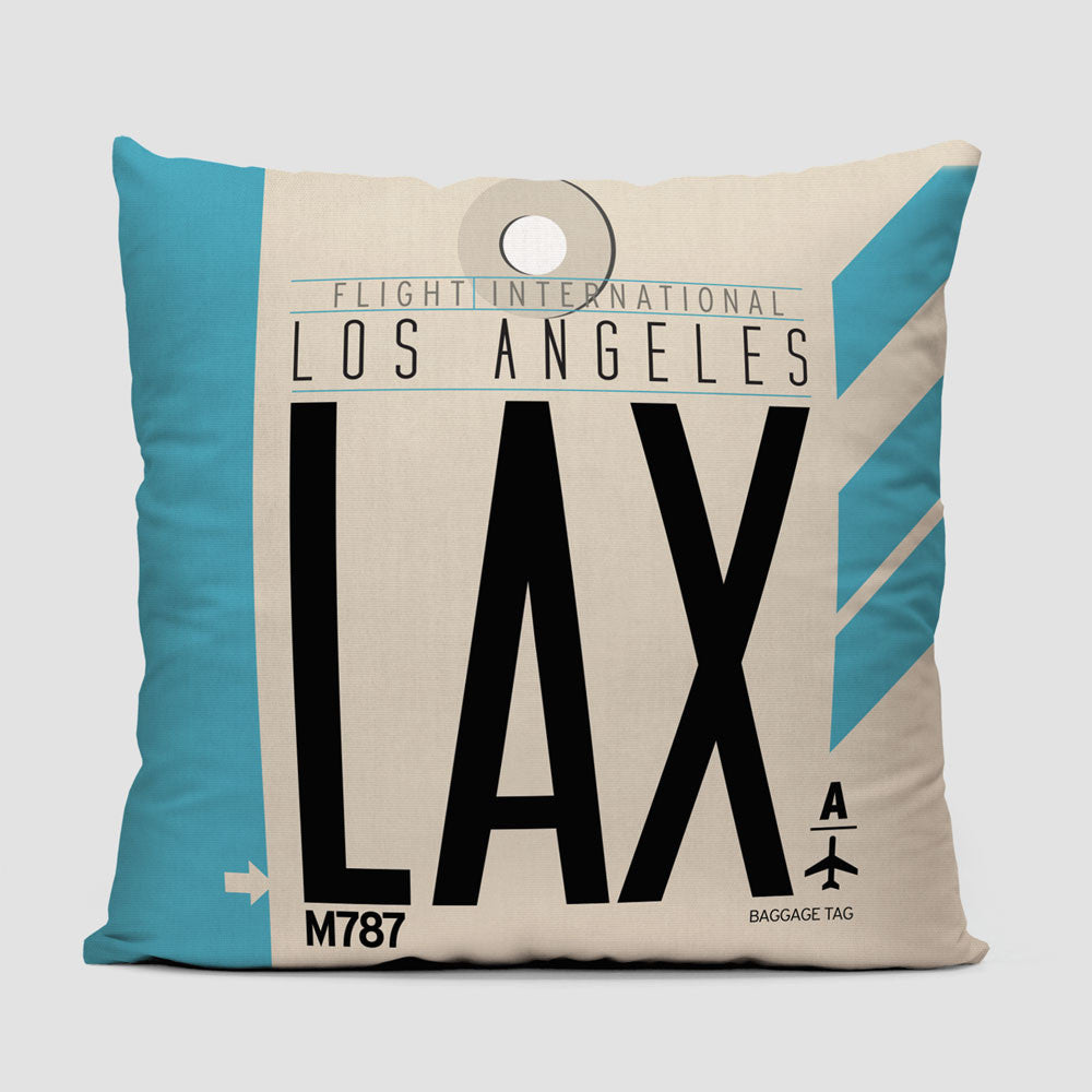 LAX - Throw Pillow - Airportag