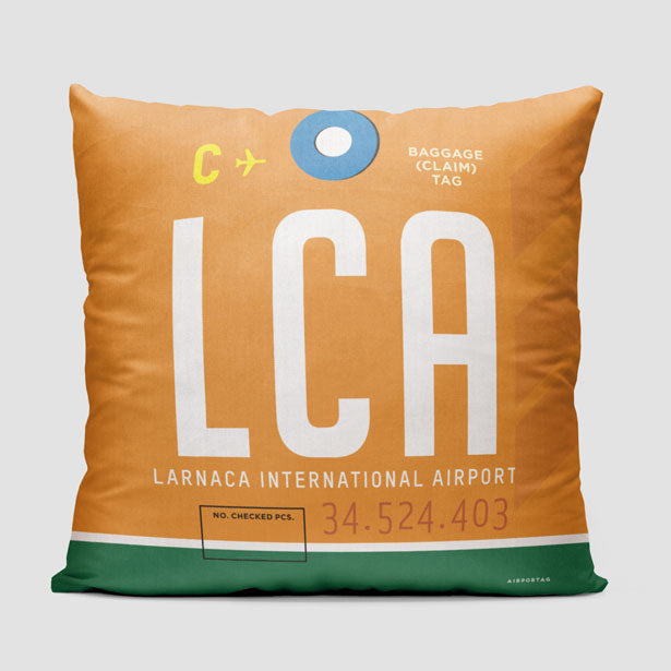 LCA - Throw Pillow - Airportag