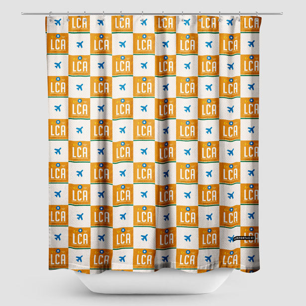 LCA - Shower Curtain - Airportag