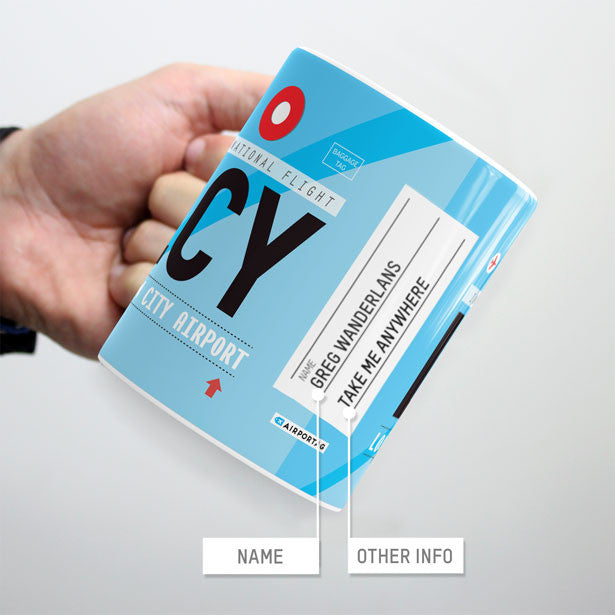 LCY - Mug - Airportag