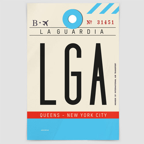 LGA - Poster - Airportag