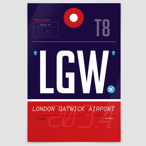 LGW - Poster - Airportag