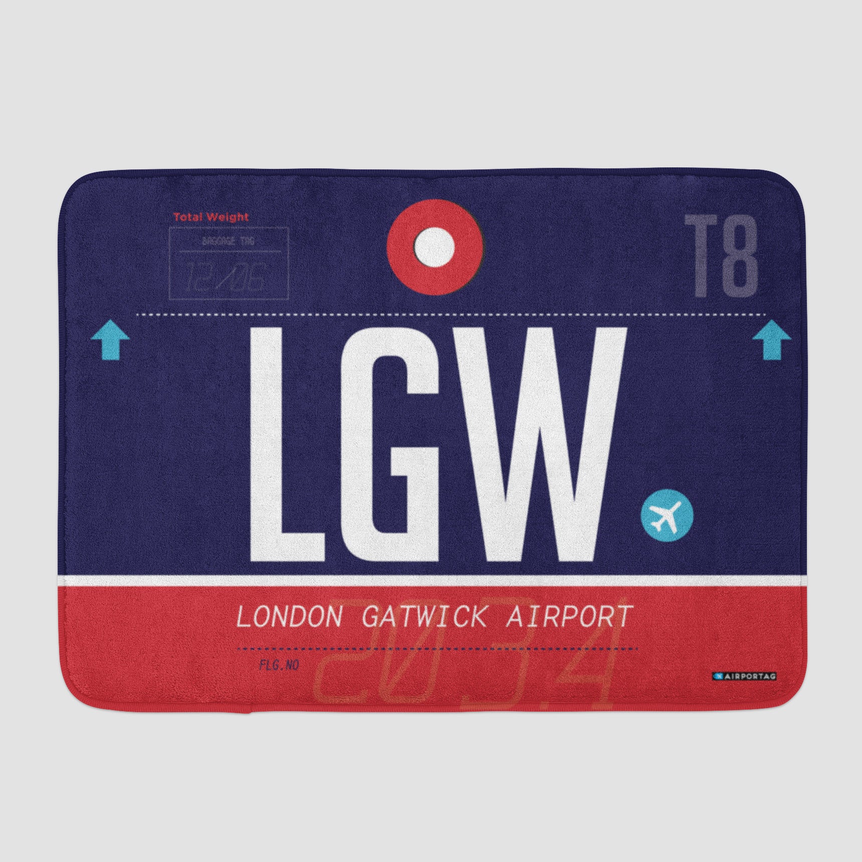 LGW - Bath Mat - Airportag