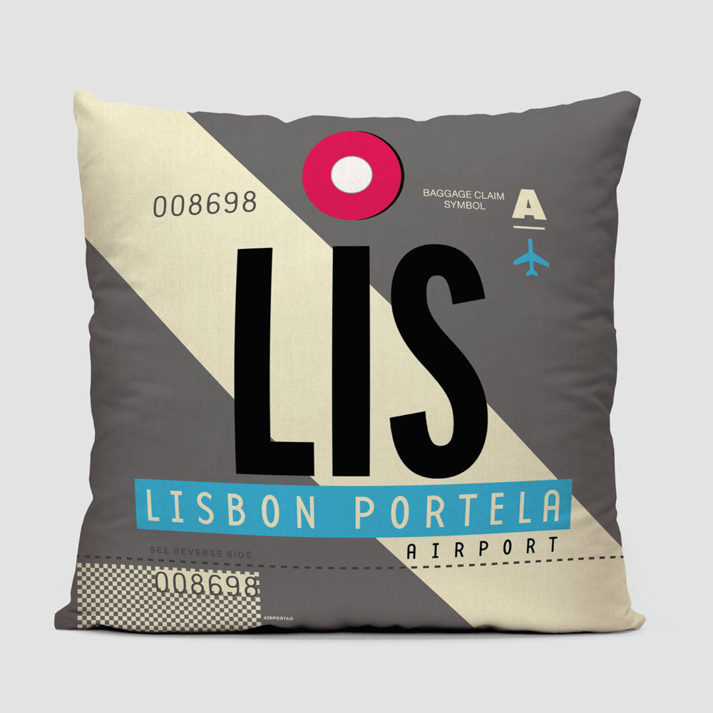 LIS - Throw Pillow - Airportag