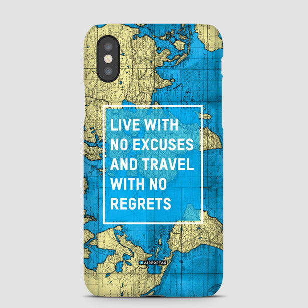 Live With No Excuses - Phone Case - Airportag