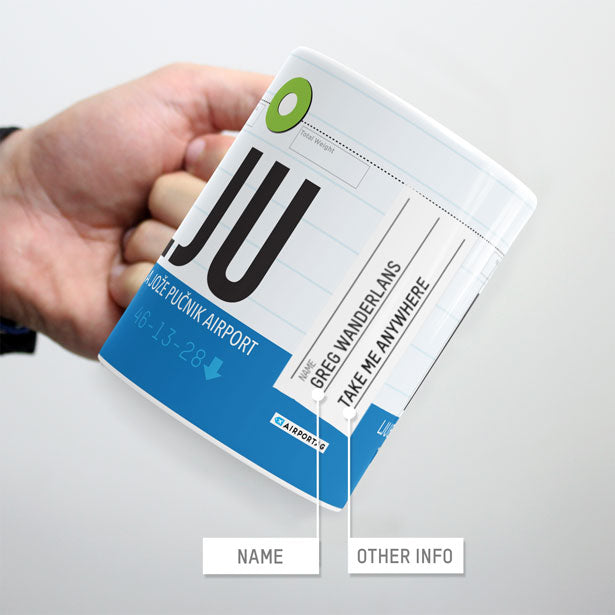 LJU - Mug - Airportag