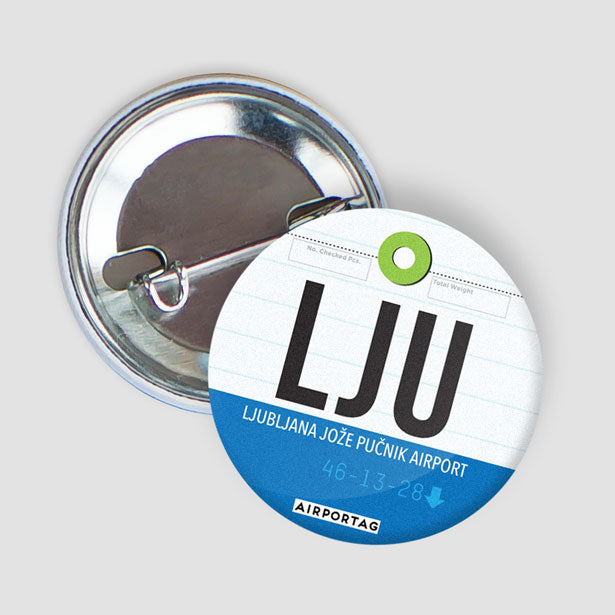 LJU - Button - Airportag