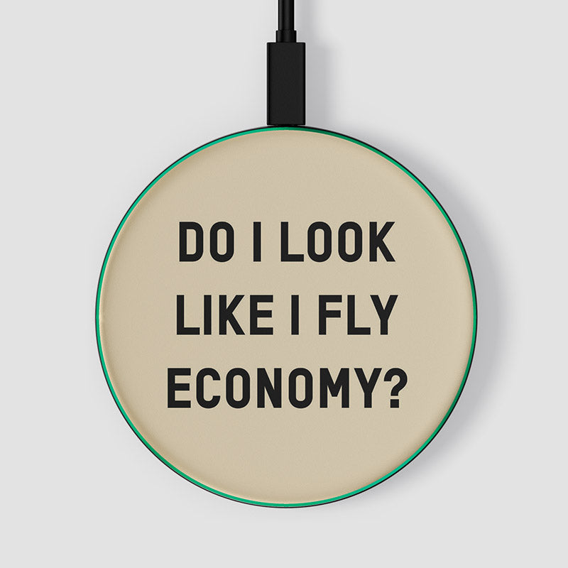 Est-ce que j'ai l'air de voyager en classe économique ? - Chargeur sans fil