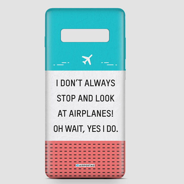 Look at Airplanes - Phone Case airportag.myshopify.com