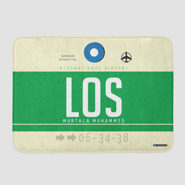 LOS - Bath Mat - Airportag