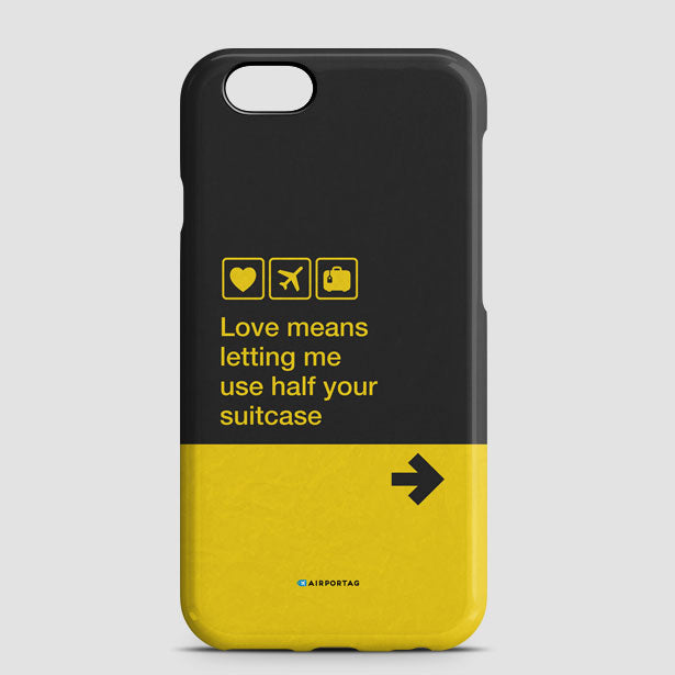 Love means ... - Phone Case - Airportag
