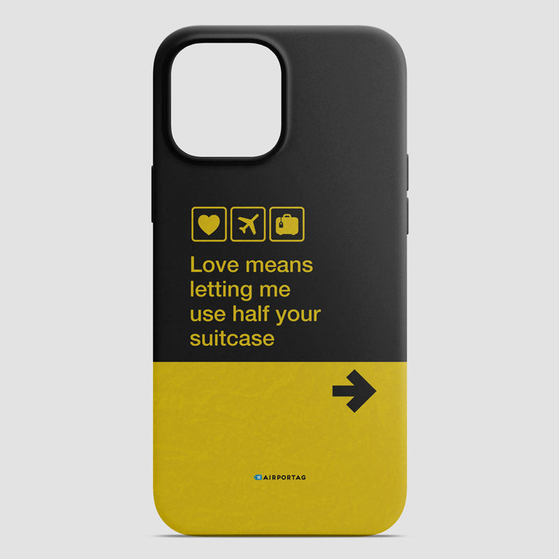 L'amour signifie... - Coque Pour Téléphones