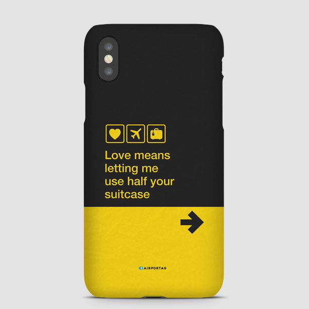 Love means ... - Phone Case - Airportag