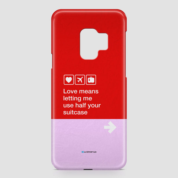 Love means ... - Phone Case - Airportag
