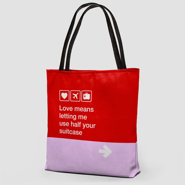 Love means ... - Tote Bag - Airportag