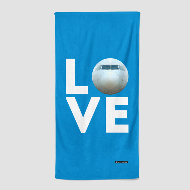Love Plane - Beach Towel - Airportag