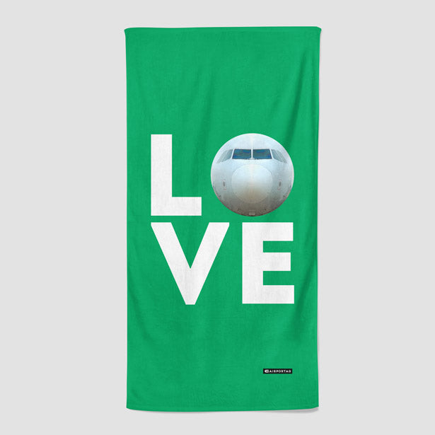 Love Plane - Beach Towel - Airportag