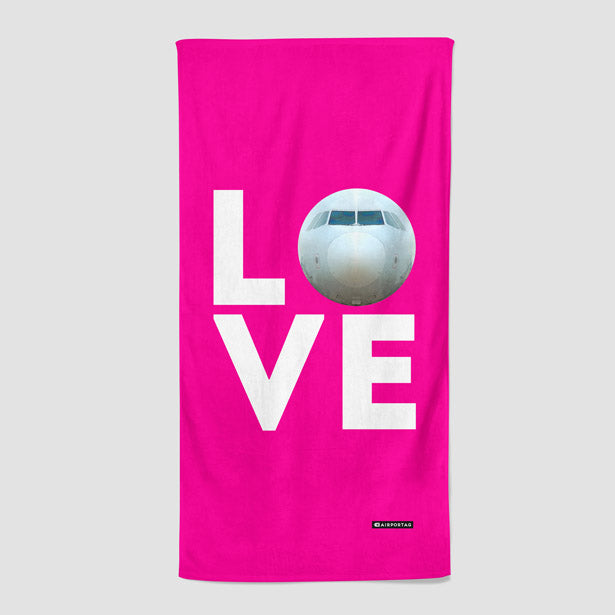 Love Plane - Beach Towel - Airportag