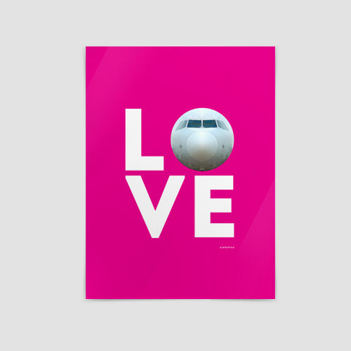 Love Plane - Poster - Airportag