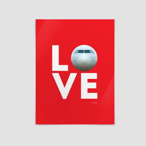 Love Plane - Poster - Airportag