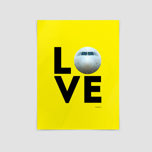 Love Plane - Poster - Airportag