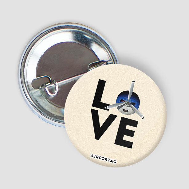 Love Propeller - Button - Airportag